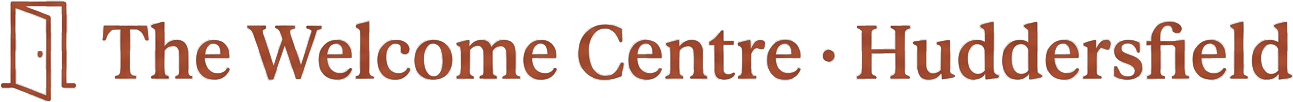 The Welcome Centre Huddersfield logo, single-colour